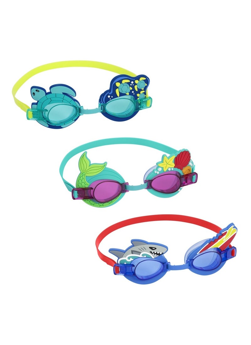 Bestway Bestway - Swimming Goggles Aqua Pals 3 Colors - 21080  - Image 1