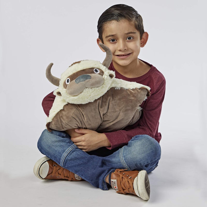 Pillow Pets دبوس الحيوانات المحشوة أبّا 16 بوصة، لعبة قماشية من نيكيلوديون آفاتار: آخر مسخر هواء، أبيض - Image 3
