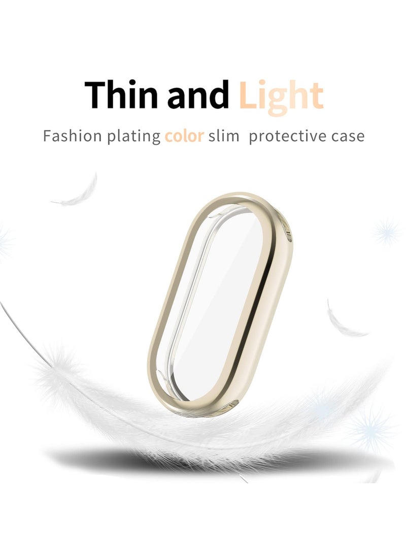 SYOSI 6 Pcs Screen Protector for Xiaomi Mi Band 8, 3D Full Coverage Case Curved Soft Edge Film Soft TPU Scratch Proof Bumper Frame Compatible with Mi Band 8 - Image 3