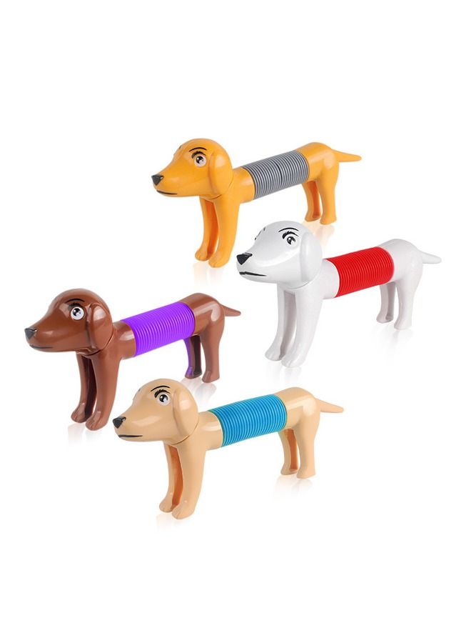 4Pcs Retractable multi-shape dachshund, Autism Sensory Toys, Toy Dog, Fidget Toys, Decompression Toy for Kids, Audlt - Image 1