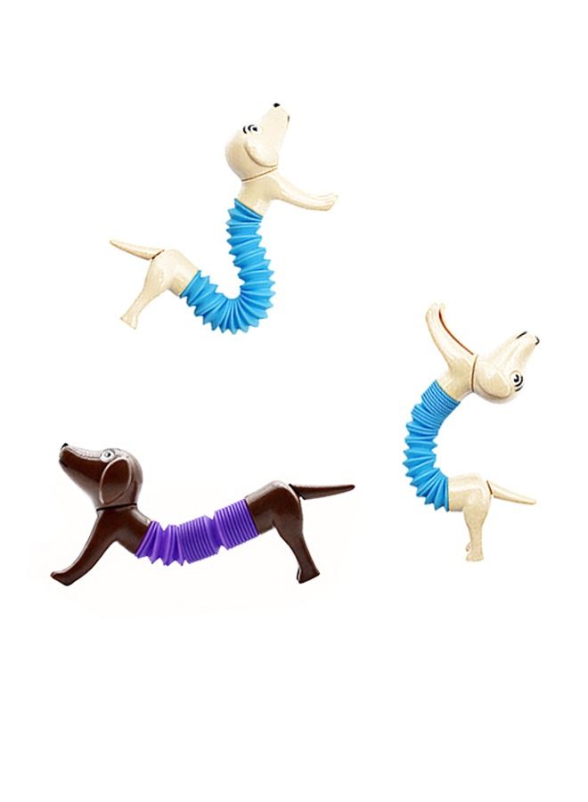4Pcs Retractable multi-shape dachshund, Autism Sensory Toys, Toy Dog, Fidget Toys, Decompression Toy for Kids, Audlt - Image 4