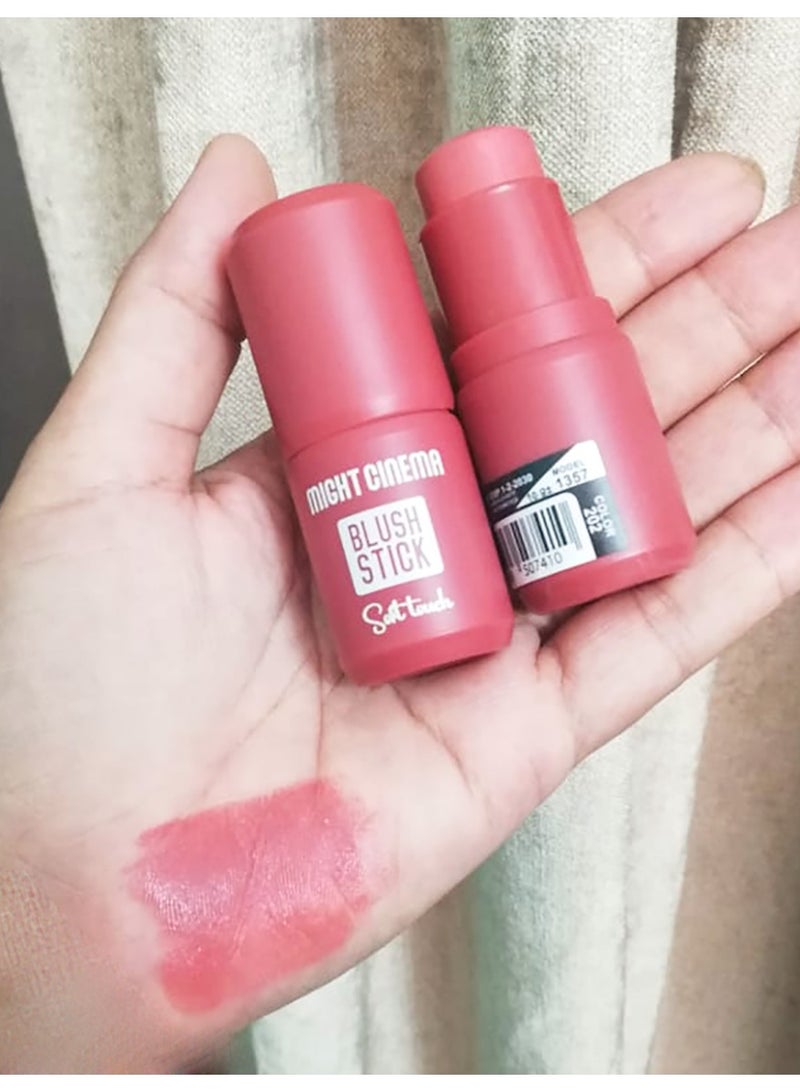 Might Cinema Matte stick blusher, soft on the skin, from Might Cinema-1357 -color 202 - Image 3