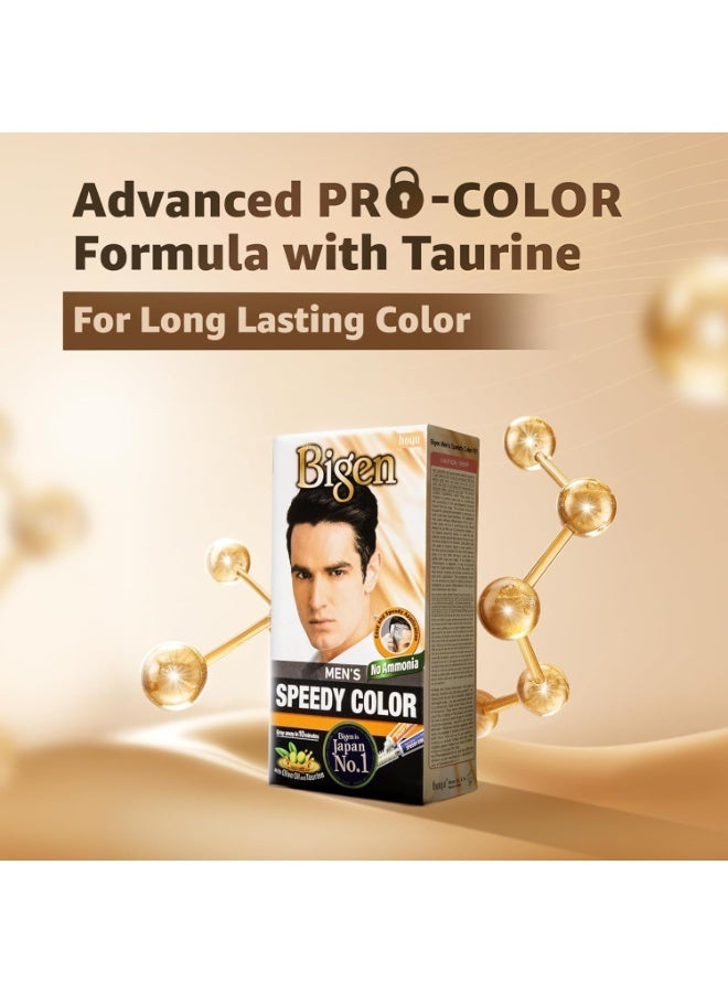Bigen Men's Speedy Color, Hair Color, 80g - Dark Brown 103 (Pack of 1) - Image 3