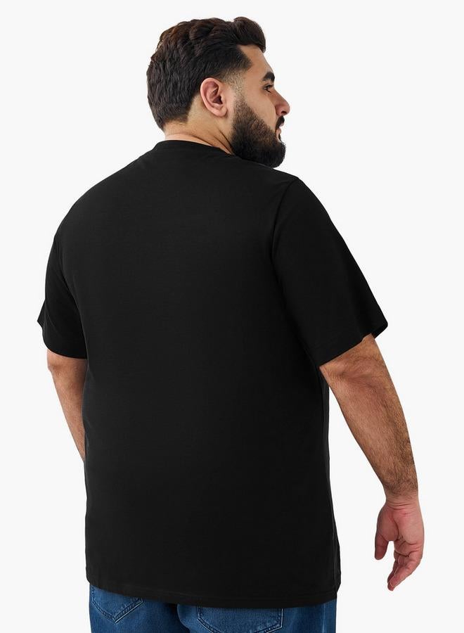 ماكسيم تيشيرت رجالي بطبعة بروكلين نيويورك بياقة دائرية وأكمام قصيرة - Image 3