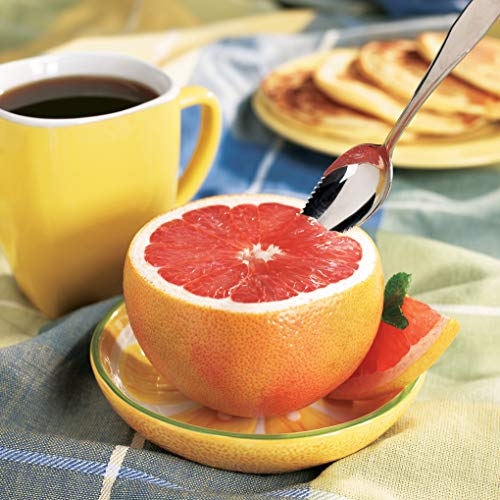 Trudeau Stainless Steel Grapefruit 5-Piece Set, Yellow - Image 4