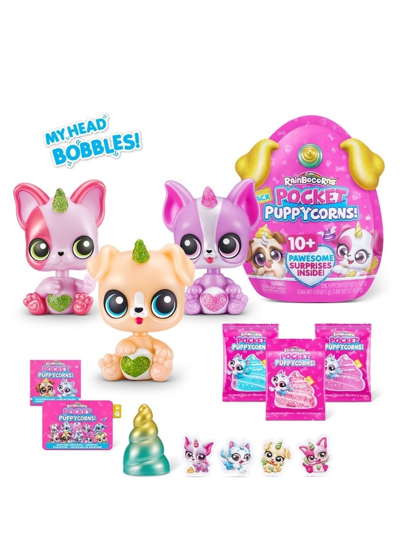 Rainbocorns Pocket Puppycorns Surprise Bobble Head Assorted  - Image 2
