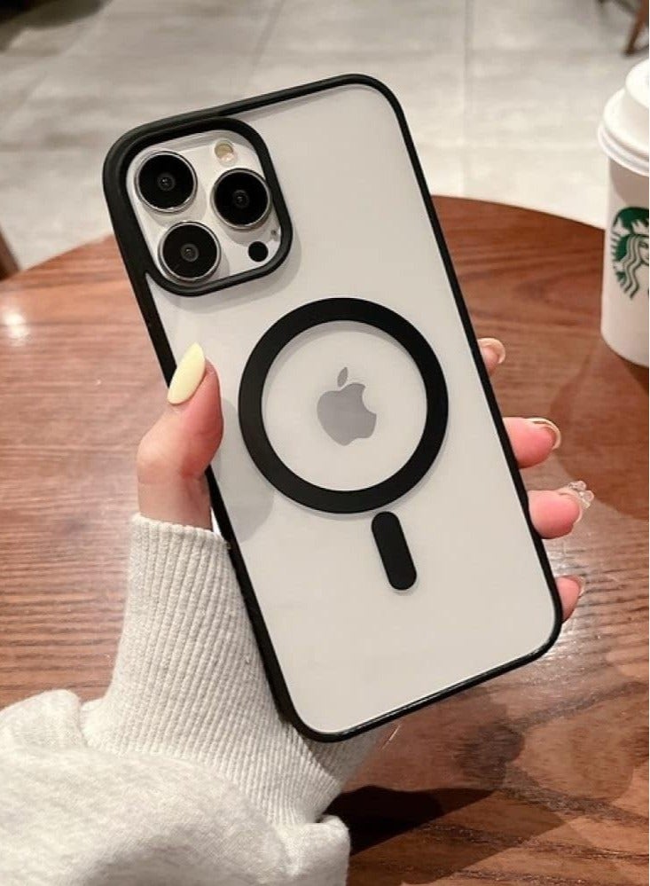 MUNTAQI iPhone 12 Pro Max with MagSafe and Anti-Yellowing Coating Slim Fit Lightweight Cover Supports Mag Safe Accessories - Image 1