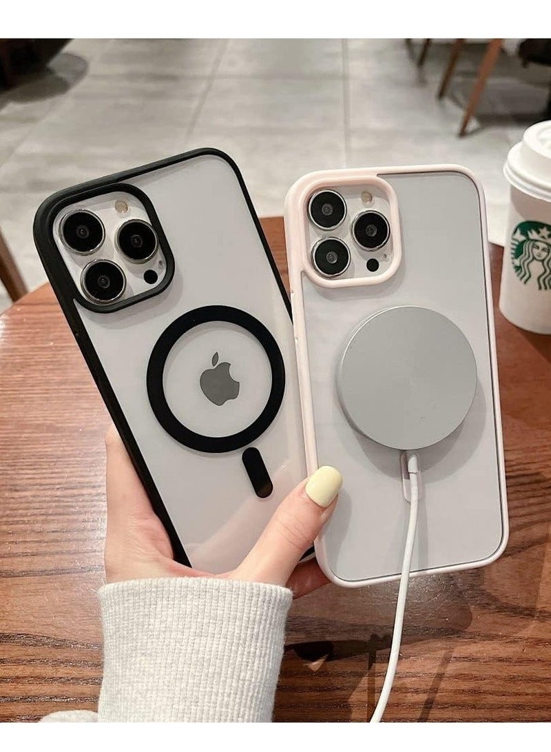 MUNTAQI iPhone 12 Pro Max with MagSafe and Anti-Yellowing Coating Slim Fit Lightweight Cover Supports Mag Safe Accessories - Image 2