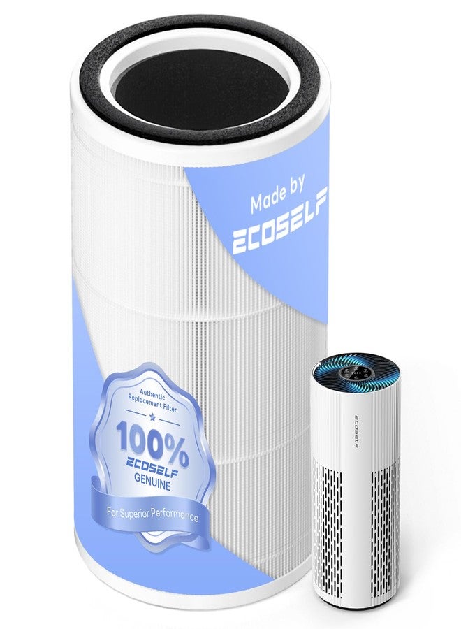 Ecoself Genuine Ecoself Air Purifier Replacement Filter for HAP604, 3-In-1 Air Filter with Efficiency Activated Carbon Filtration System, 1 Pack, White - Image 1