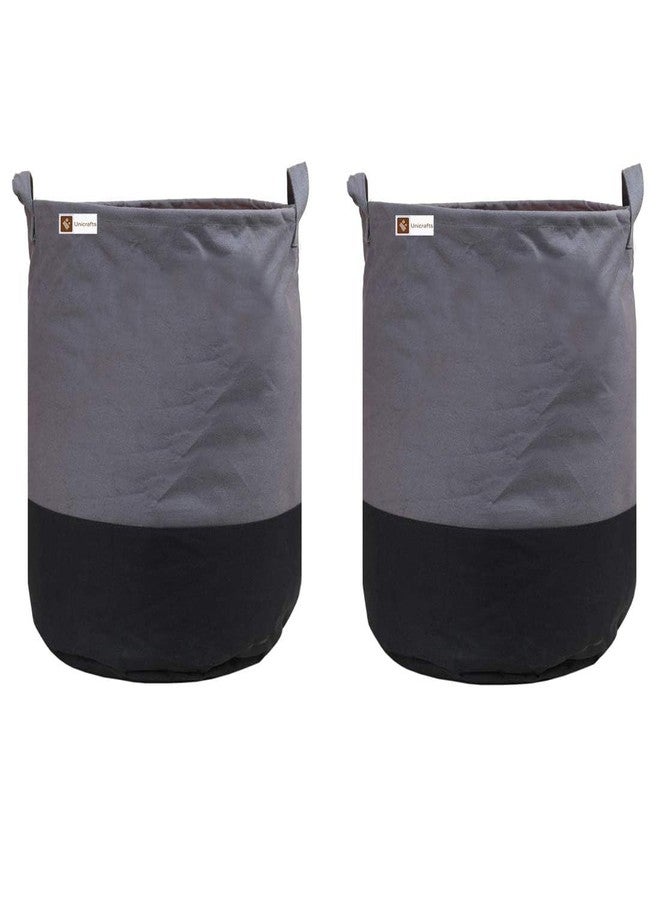 UNICRAFTS حقيبة غسيل (رمادي أسود، 45 لتر، عبوة من قطعتين) - Image 1
