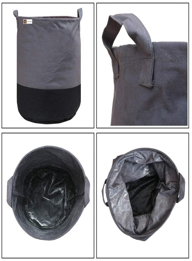 UNICRAFTS حقيبة غسيل (رمادي أسود، 45 لتر، عبوة من قطعتين) - Image 5