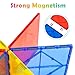 Gemmicc 6 PCS Large Magnetic TilesJumbo Magnet Base PlatesSTEM Magnetic Building Blocks for Kids Boys Girls - Image 4