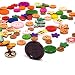 iKammo 100pcs Colorful Wooden Buttons Crafts Assorted Buttons 2 Holes Wooden Sewing Button Compatible Kids DIY Scrapbooking Craft Decoration Mixed ColorMixed Size and StyleBig Colored - Image 2