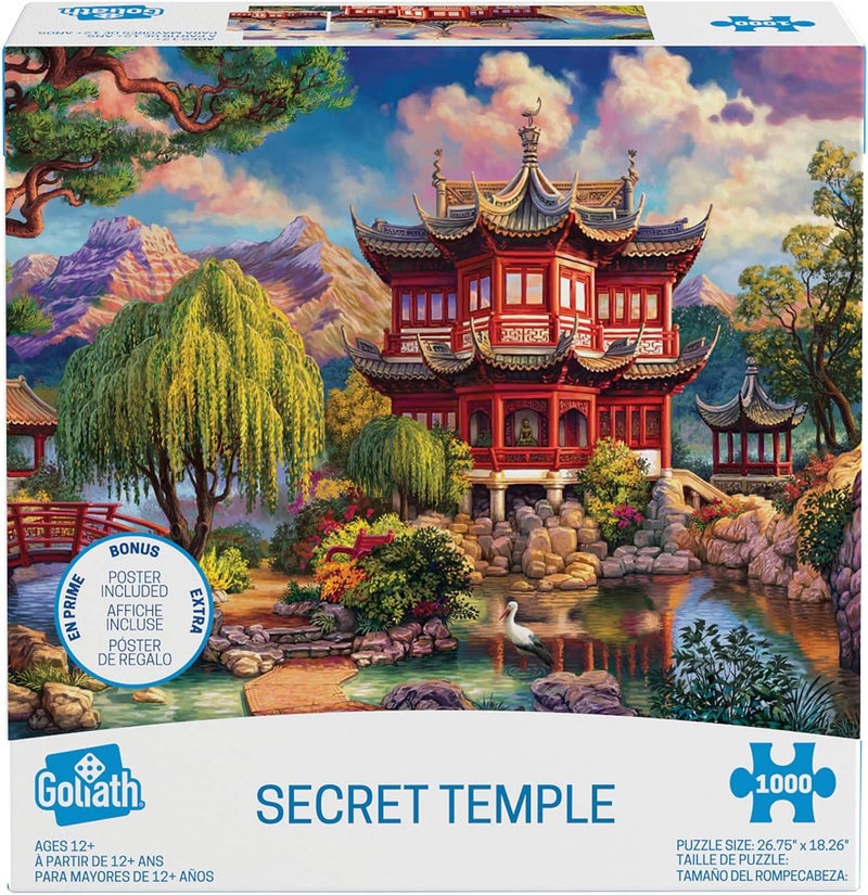 Goliath Image World Secret Temple 1000pc Puzzle  Poster Included by Goliath - Image 1