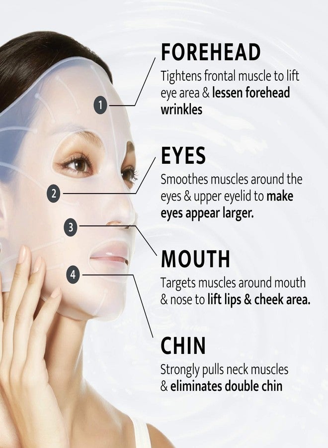 DOCTORCOS Silicone Skin Mask | Face Lifting Double Chin Reducer | V Line Lifting | Under Eye Mask | Forehead Wrinkles Treatment | Korean Skin Care - Image 4