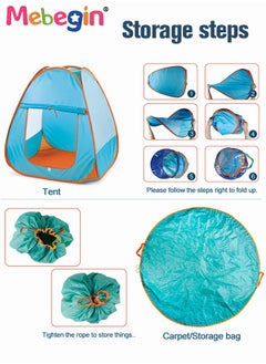 MEBEGIN 41 Pcs Camping Set Toys with Foldable Tent, Cooking Pots and Other Camping Essentials, Pop Up Play Tent with Camping Gear Tools, Camping Life, Ideal for Children to Use as Mini Play Space  - Image 4