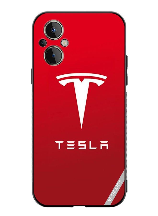 VR CREATIVE Protective Case Cover For OnePlus Nord N20 5G Tesla Design Multicolour - Image 1