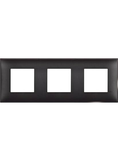 Bticino - Legrand Classia Frame 3X2M Satin Black - Image 1