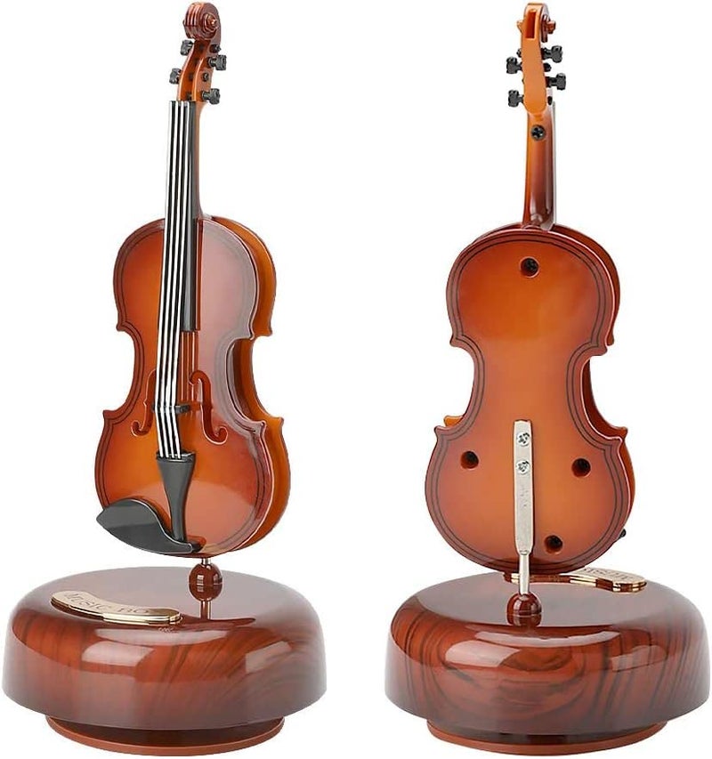 Ostin Violin Miniature Home Decor Violin Showpiece Mini Showpiece Table Decor Corporate Gift Festive Gift Office Decor Statue Model Gift - Image 3