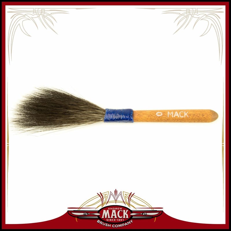 The Original Mack Sword Striping Size 0 Series 10 Blue Squirrel Hair Pinstriping Brush 14 Head Width