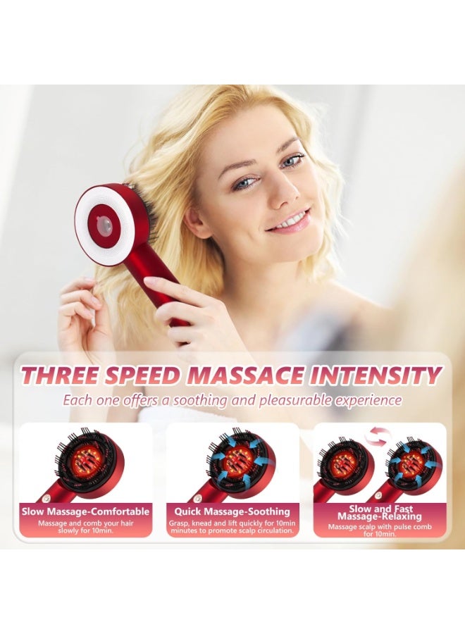 SUNEX Electric Scalp Massager with Red Light Therapy, Hair Oil Applicator, Cordless & IPX7 Waterproof - Image 3