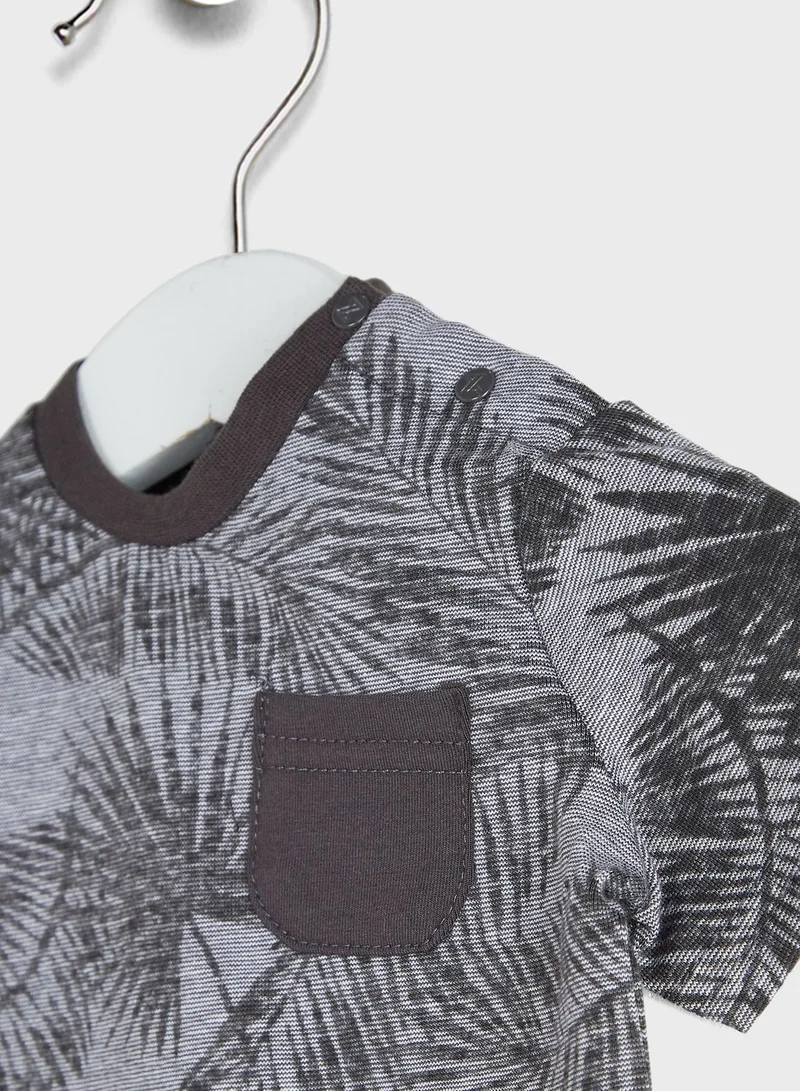 koko noko Kids Palm Leaf T-Shirt