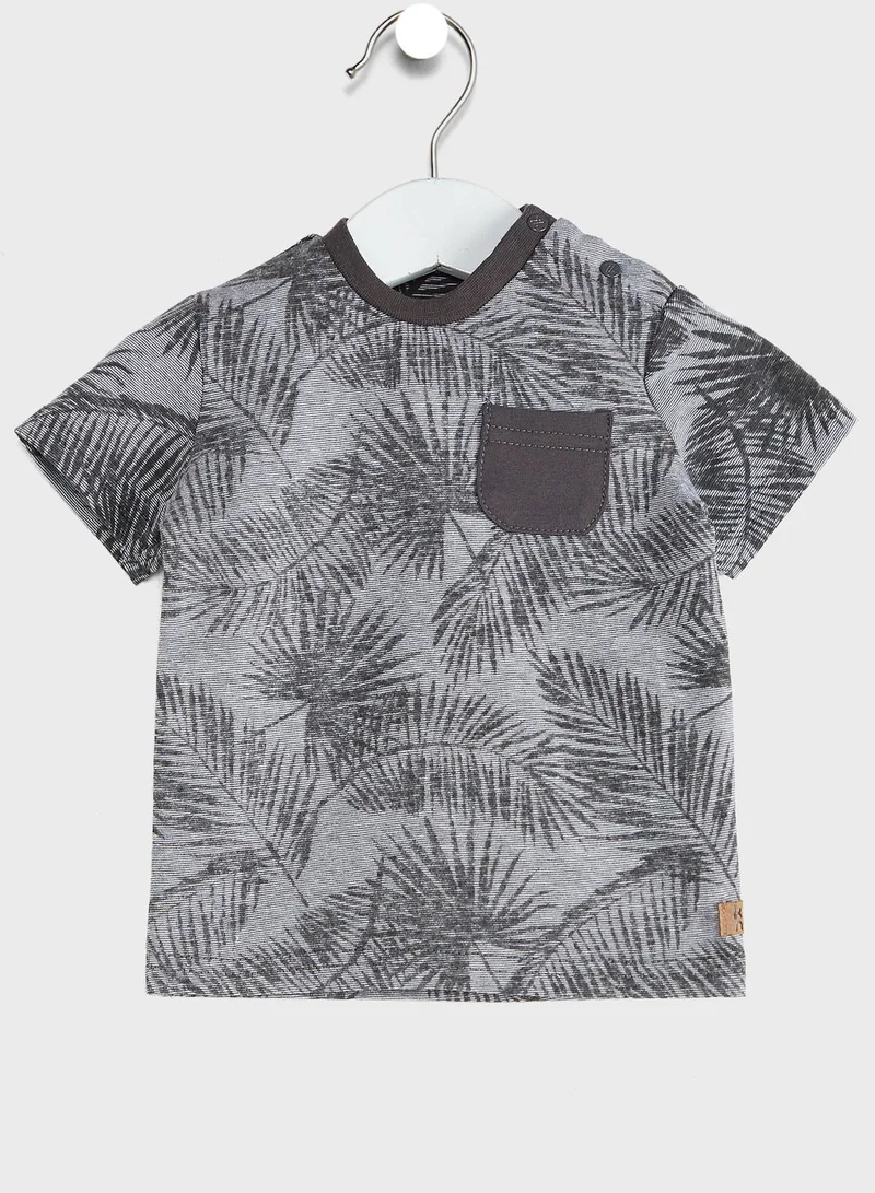 koko noko Kids Palm Leaf T-Shirt