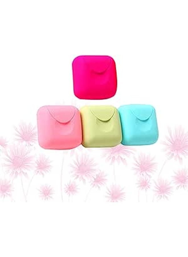 Waterproof Soap Dish 4 Pack Leak Proof Design for Bathroom Storage and Travel - Image 1