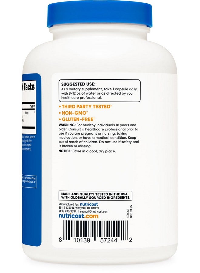 Nutricost Horsetail Extract Capsules (5,500 MG Equivalent Per Serving, 240 Servings) - Non GMO, Vegan - Image 4