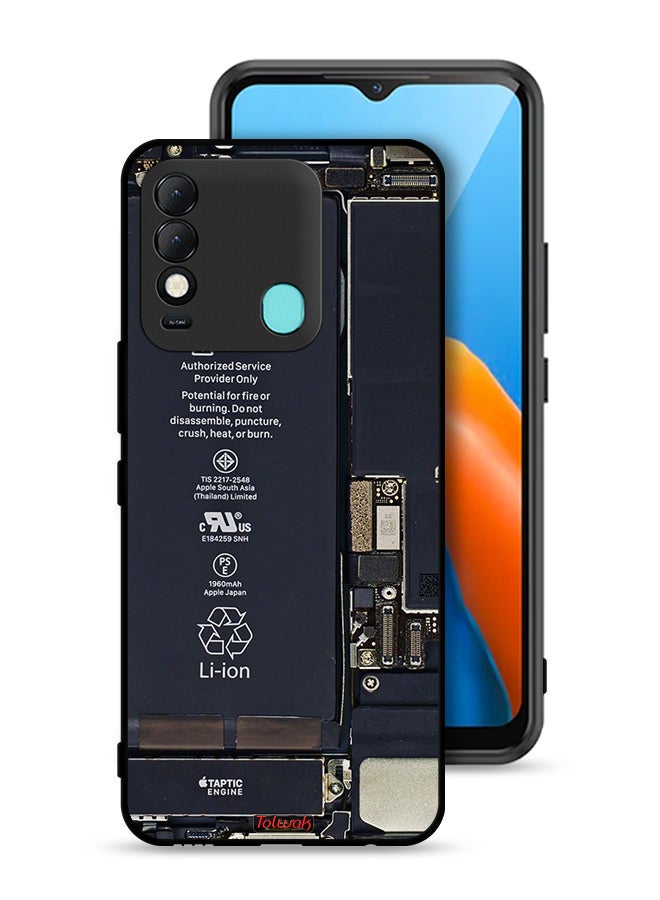 Tolwak Tecno Spark 8 Protective Case Cover Phone Circuit Pattern - Image 1