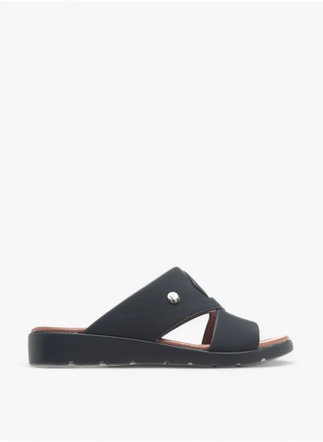 LBL by Shoexpress Textured Slip-On Arabic Sandals
