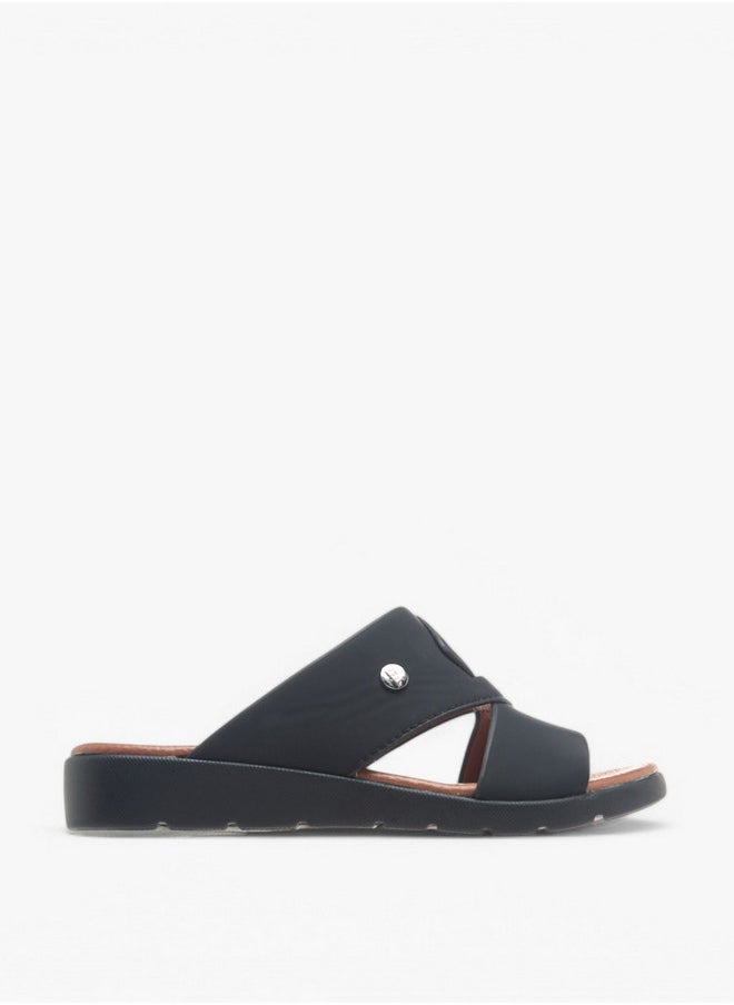 LBL by Shoexpress Textured Slip-On Arabic Sandals  - Image 2