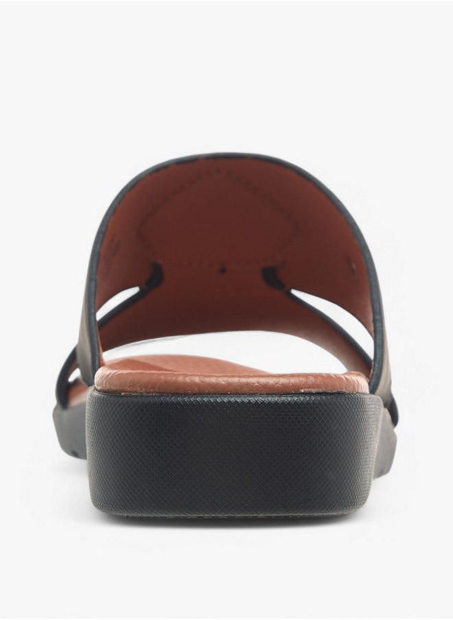 LBL by Shoexpress Textured Slip-On Arabic Sandals  - Image 4