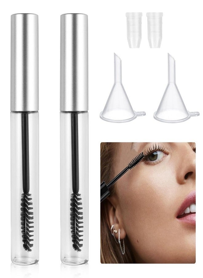MAYCREATE® 10ml Empty Mascara Tube, Eyeliner Tube and Lip Gloss Tubes, Eyelash Cream Container Bottle with Funnels Transfer Pipettes for Travel, Home - Image 1