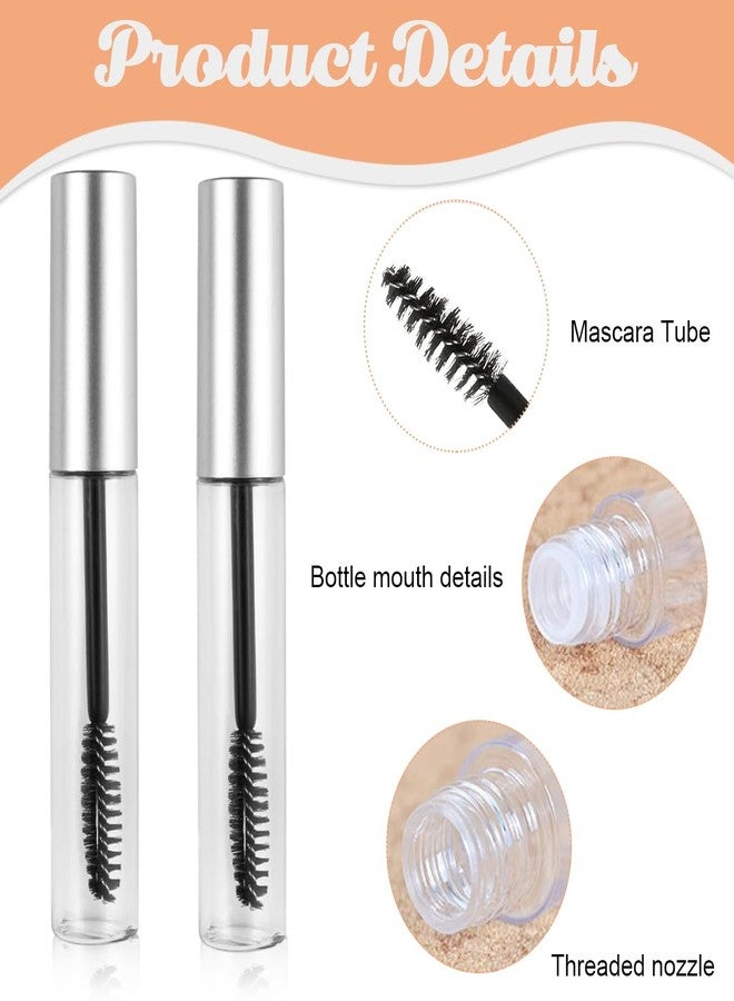 MAYCREATE® 10ml Empty Mascara Tube, Eyeliner Tube and Lip Gloss Tubes, Eyelash Cream Container Bottle with Funnels Transfer Pipettes for Travel, Home - Image 3