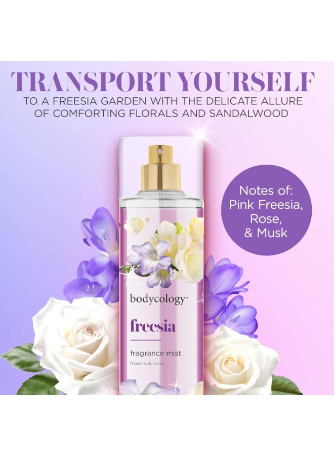 Bodycology Bodycology Long-Lasting Fragrance Body Mist, Freesia, 8 fl oz - Image 3