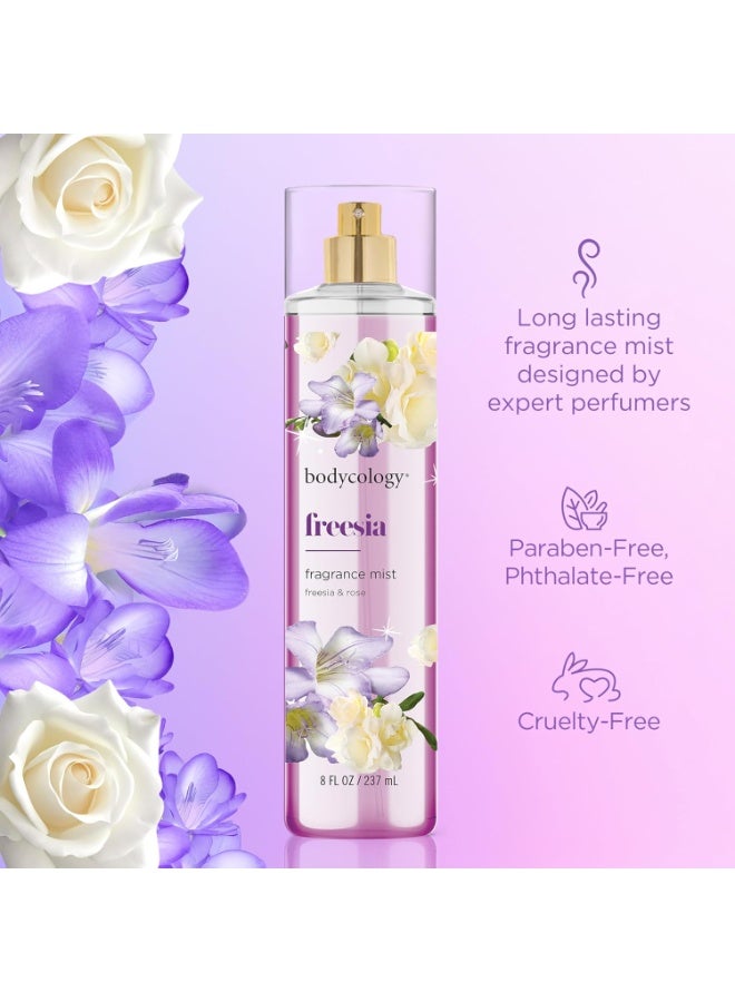 Bodycology Bodycology Long-Lasting Fragrance Body Mist, Freesia, 8 fl oz - Image 4