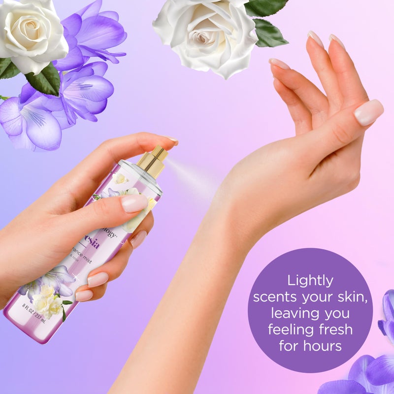 Bodycology باديكولوجي رذاذ الجسم المعطر طويل الأمد، فريزيا، 8 أونصة سائلة - Image 3