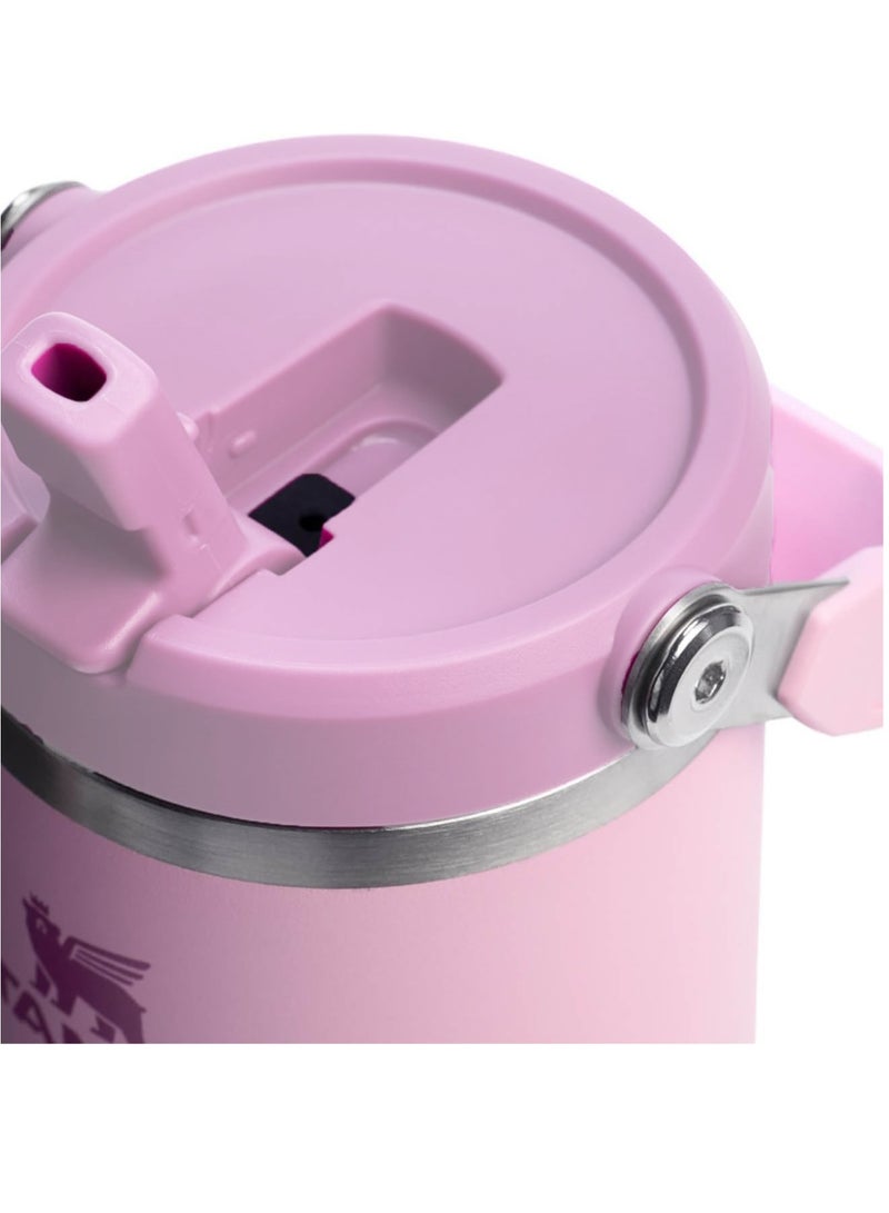 Stanley IceFlow 30oz Flip Straw Tumbler Winter Stainless Steel Vacuum Insulated Water Bottle with Leakproof Lid Foldable Handle Keeps Drinks Cold for 12 Hours - Image 4