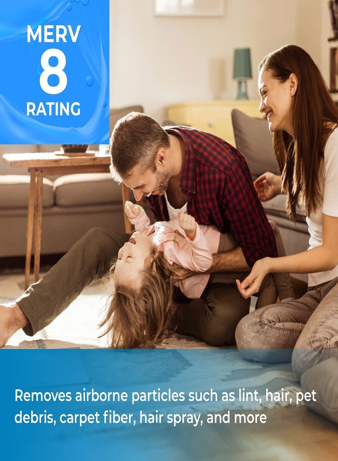 SpiroPure فلاتر هواء مطوية SpiroPure 22X30X1 MERV 8 - صنع في الولايات المتحدة الأمريكية (عبوة من 6 فلاتر) - Image 4
