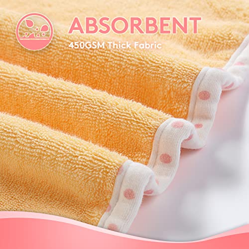 TBEZY Hooded Towel for Kids 100% Cotton Ultra Soft with Unique Animal Design Large for Infants 3-10 Years (Tiger) - Image 4