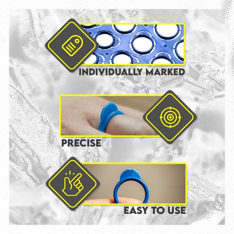 SE Plastic Ring Sizer 23 PC  8903FG - Image 3