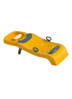 MUMS PLANET A bath seat for children aged 6 months and above, made of child-safe silicone from Mums Planet, a bathtub for sitting children, an open design bath seat for children aged 6-12 months, a small non-slip bath seat, a small bath seat for children  - Image 1