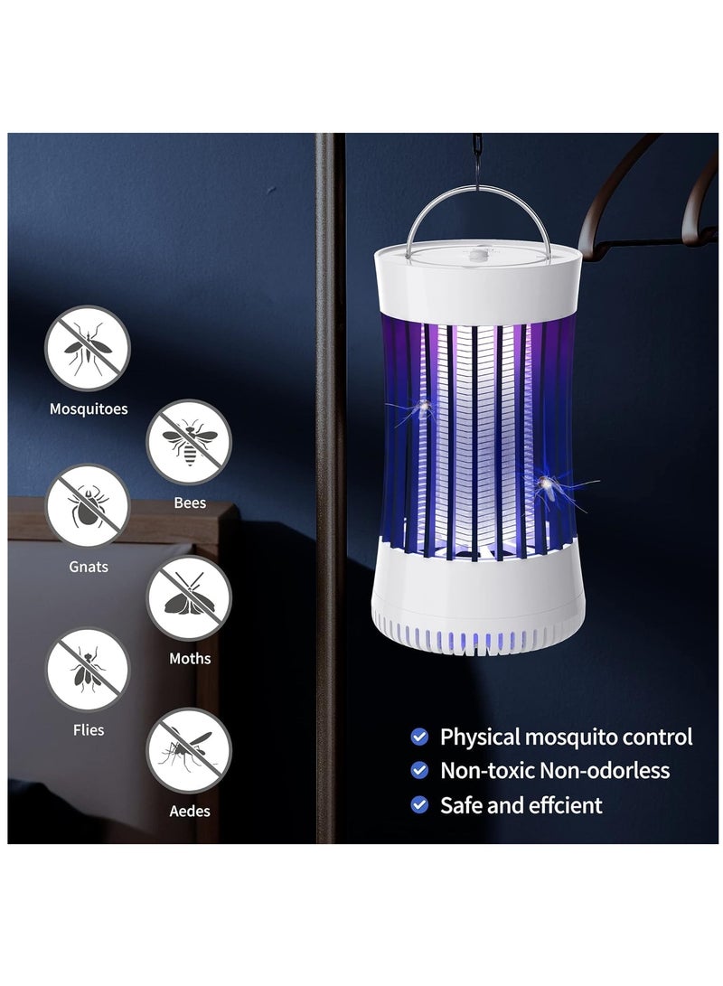 SOLARAE Rechargeable UV Mosquito Zapper Lamp, Portable USB Bug Trap for Home, Garden, and Summer Trips - Effective Insect Killer with No Batteries Needed. - Image 3