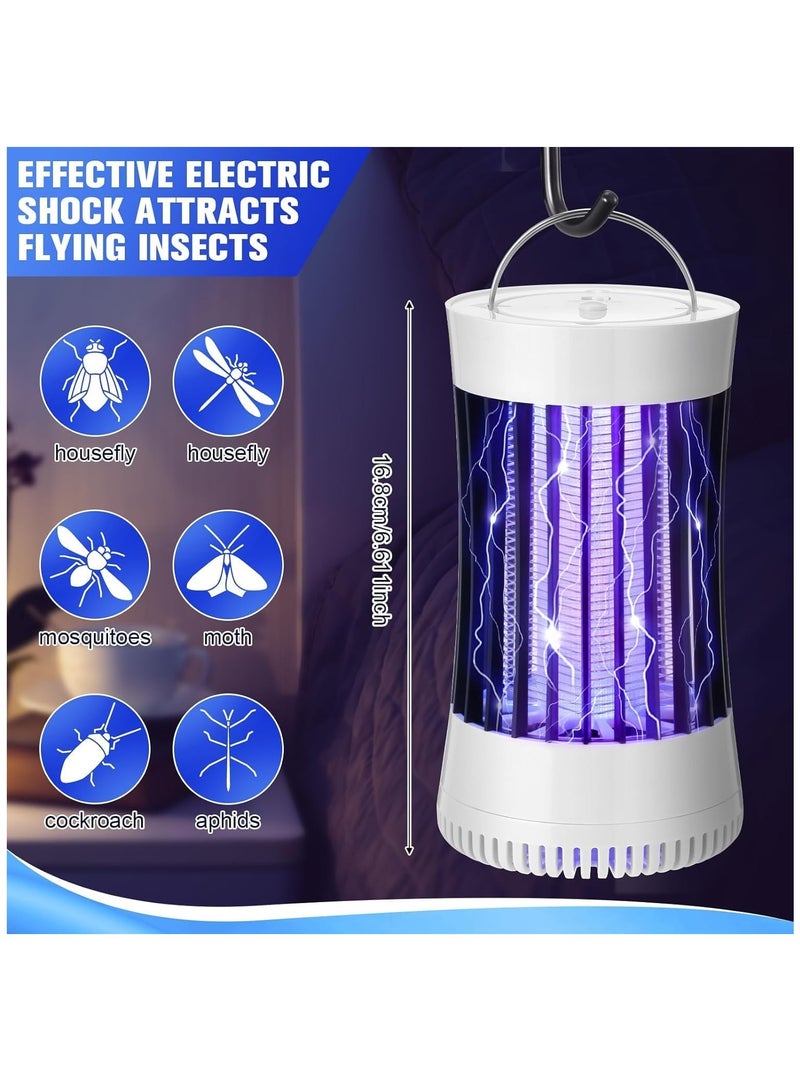 SOLARAE Rechargeable UV Mosquito Zapper Lamp, Portable USB Bug Trap for Home, Garden, and Summer Trips - Effective Insect Killer with No Batteries Needed. - Image 5