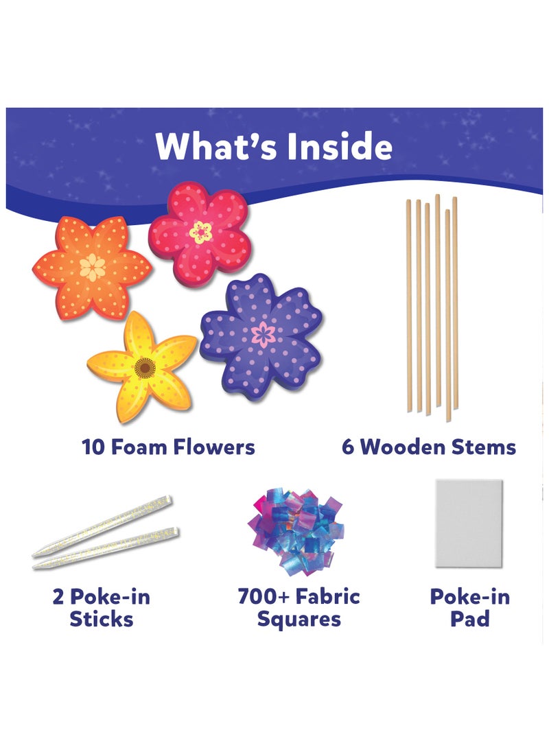 Skillmatics Poke-in Art - Flower Bouquet, Mess-Free Fun for Kids, DIY Craft Kits, Creative Activity, Gifts for Girls & Boys Ages 4, 5, 6, 7, 8, 9  - Image 3