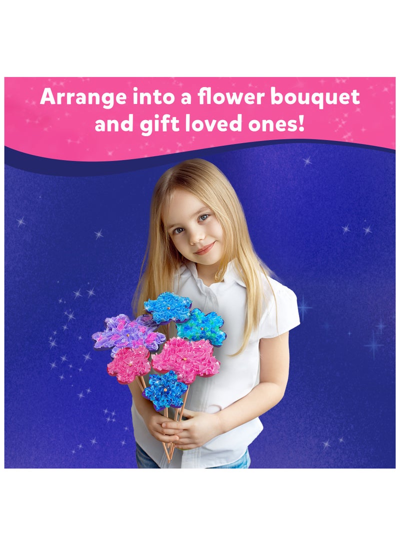 Poke-in Art - Flower Bouquet, Mess-Free Fun for Kids, DIY Craft Kits, Creative Activity, Gifts for Girls & Boys Ages 4, 5, 6, 7, 8, 9