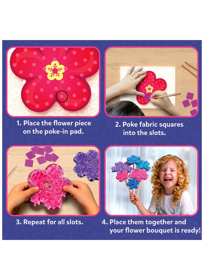 Skillmatics Poke-in Art - Flower Bouquet, Mess-Free Fun for Kids, DIY Craft Kits, Creative Activity, Gifts for Girls & Boys Ages 4, 5, 6, 7, 8, 9  - Image 4