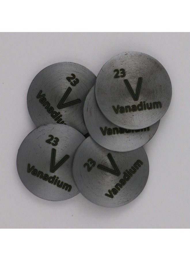 Vanadium (V) 24.26Mm Metal Disc 99.9% Pure For Collection Or Experiments - pzsku/Z65B4FCE82602DC465C0EZ/45/_/1731922245/073721a9-272a-4702-a5b4-b51350722f8e