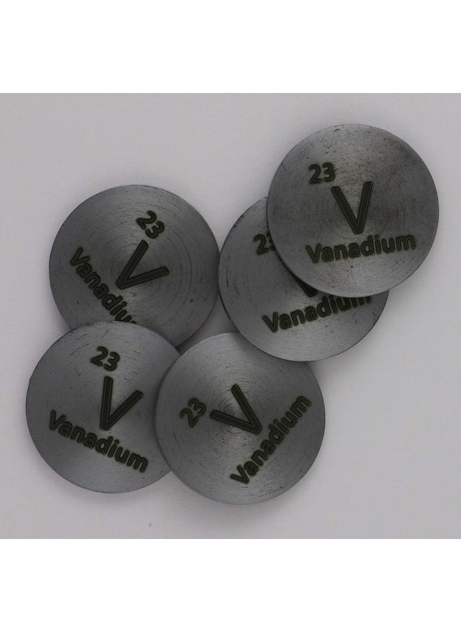 Vanadium (V) 24.26Mm Metal Disc 99.9% Pure For Collection Or Experiments - pzsku/Z65B4FCE82602DC465C0EZ/45/_/1731922254/f187fb69-9ac0-4a2a-8872-56abf83d1acd